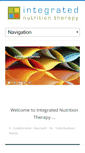 Mobile Screenshot of integratednutritiontherapy.com